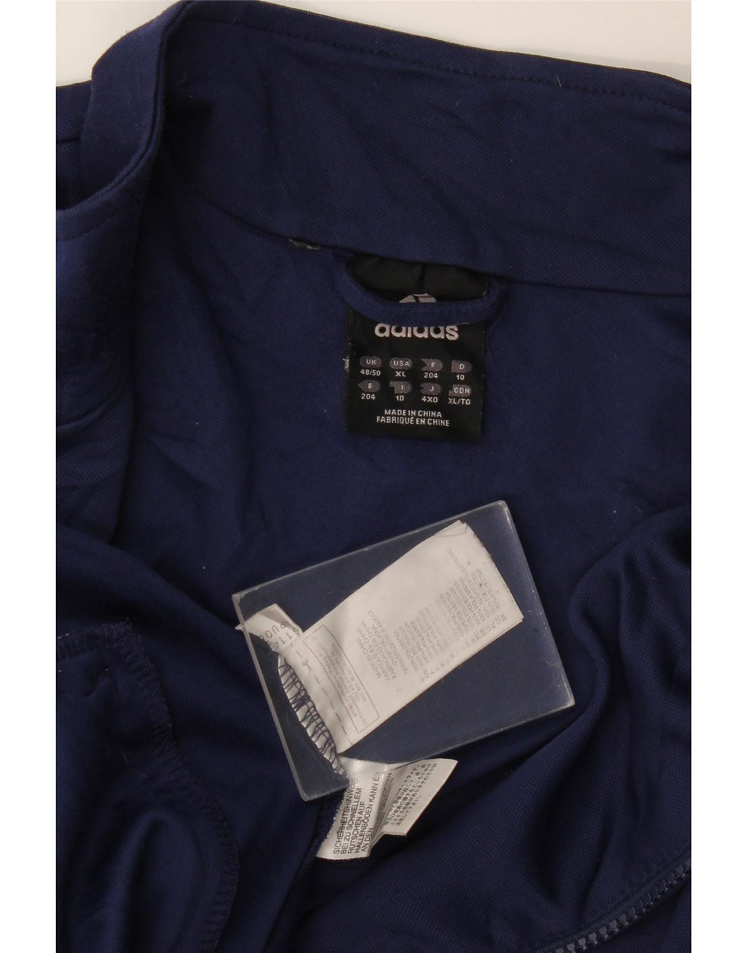 Jachetă de trening Climalite ADIDAS pentru bărbați UK 48/50 XL bleumarin poliester