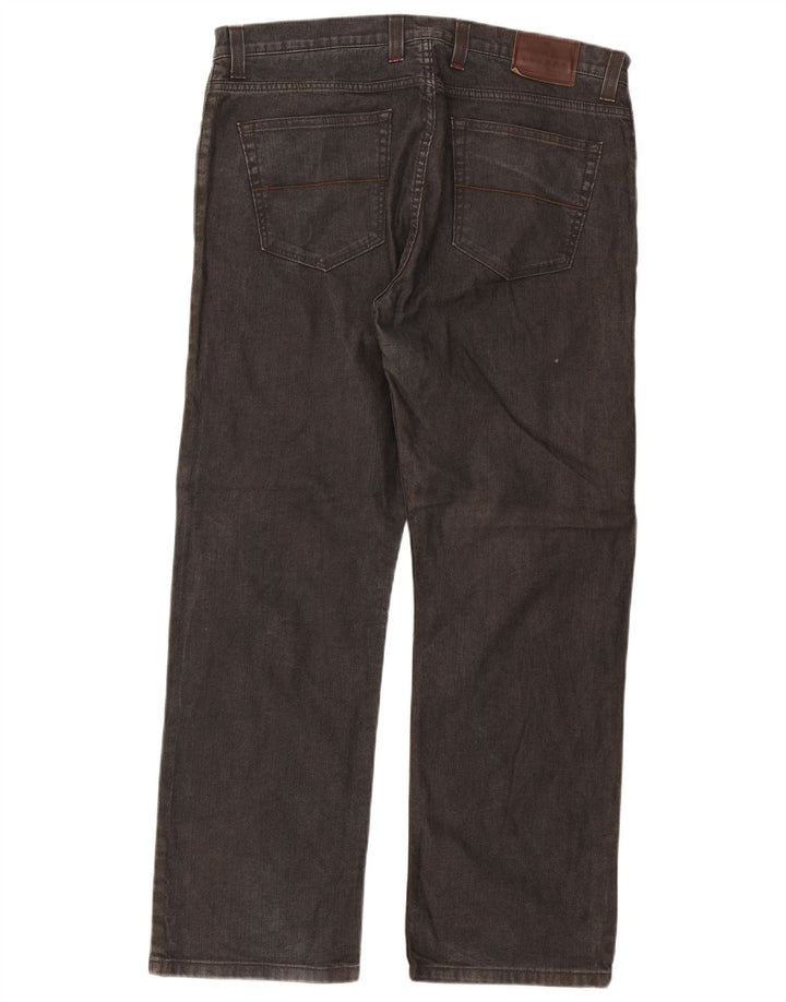 Blugi drepti pentru bărbați Marks & Spencer Blue Harbour W38 L31 bumbac negru