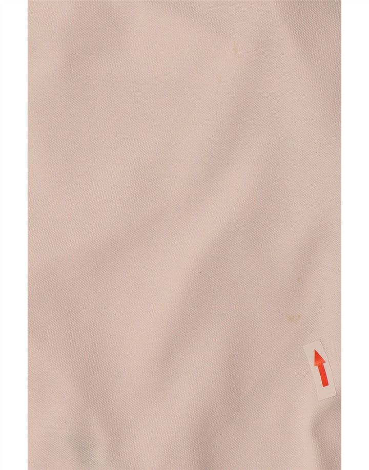 Tricou polo pentru bărbați Lotto, alb mediu, bloc de culoare