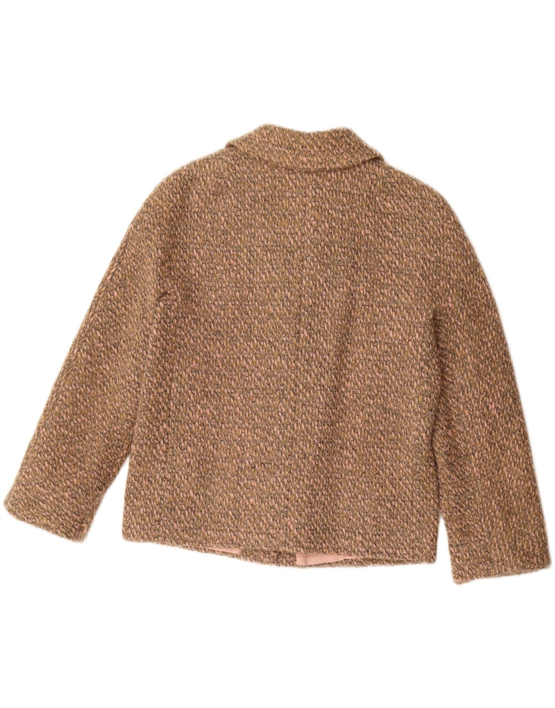 Blazer Vintage pentru femei cu 4 nasturi, UK 16, maro mare