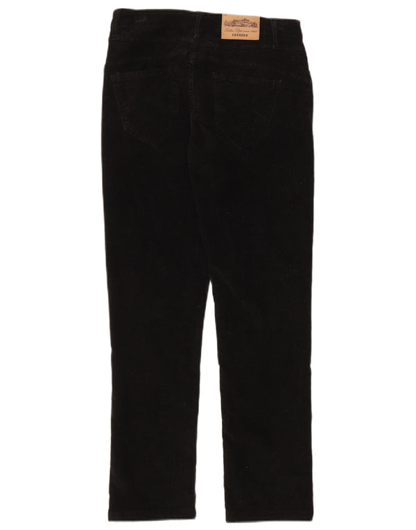 Pantaloni Carrera pentru femei, cu ajustare normală, din velur, IT 40 Small W27 L26 Negru