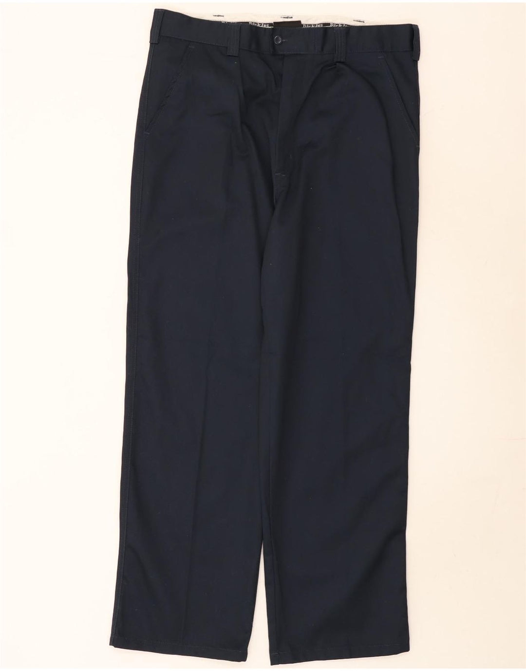 Pantaloni chino drepți pentru bărbați Dickies W38 L31 Poliester negru