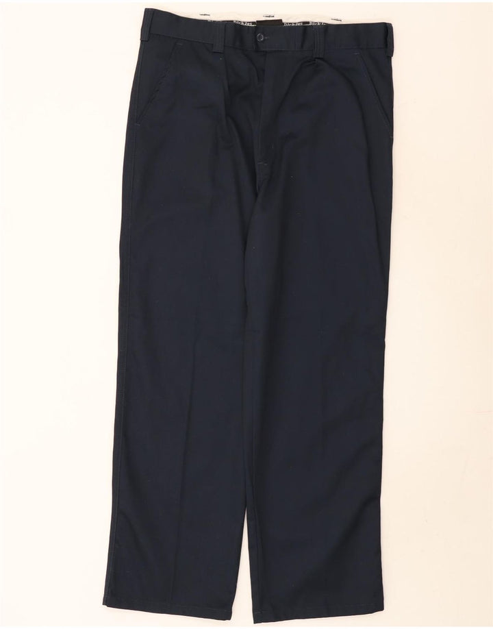 Pantaloni chino drepți pentru bărbați Dickies W38 L31 Poliester negru