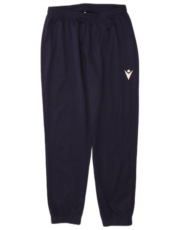 Pantaloni de trening pentru bărbați Macron Pantaloni de jogging mari, bleumarin, poliester