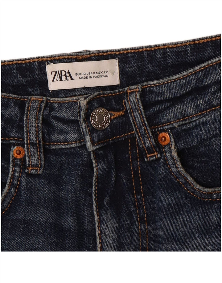 Blugi Bootcut pentru femei Zara EU 32 2XS W22 L25 Albastru