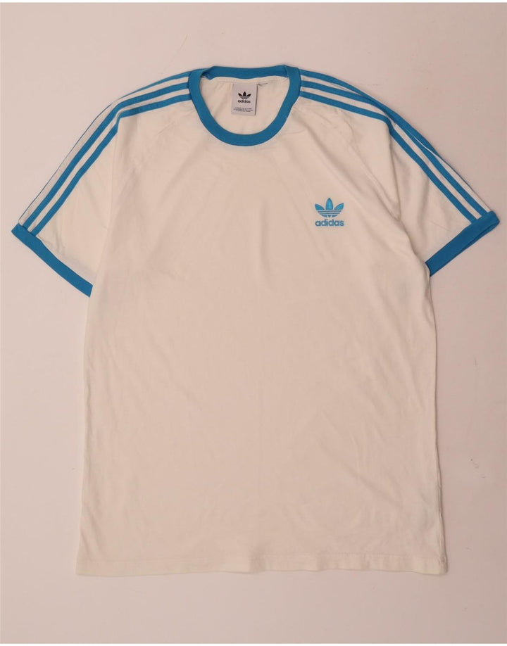 Tricou pentru bărbați Adidas Top mare, alb, bumbac