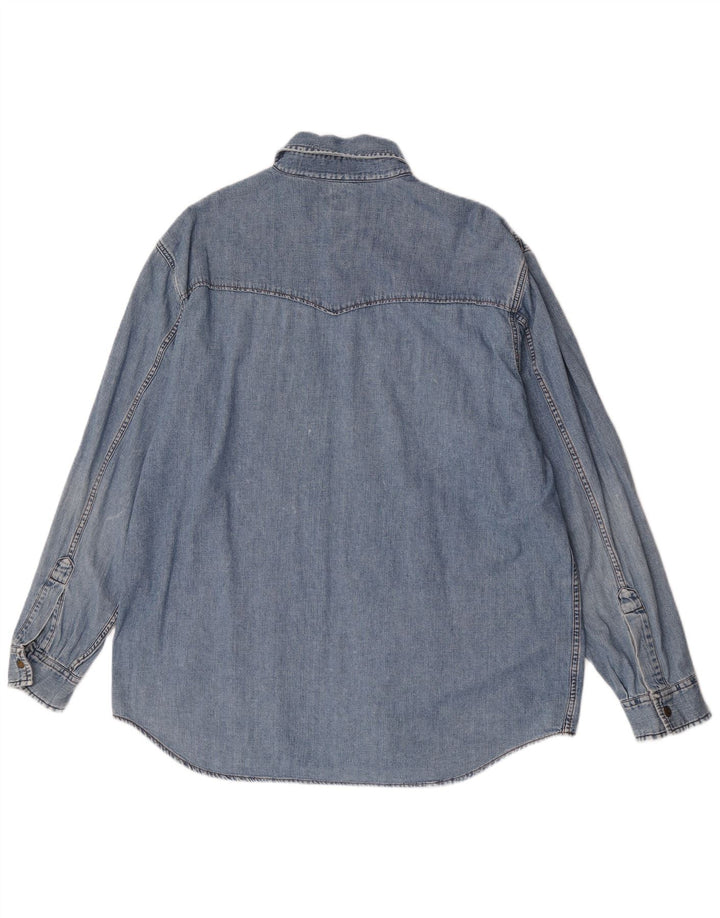 Cămașă din blugi pentru bărbați Energie, bumbac albastru 2XL