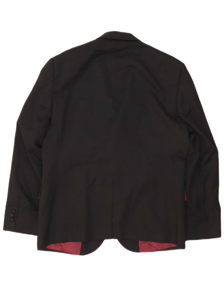 Jachetă pentru bărbați Marks & Spencer Tailored Fit, cu 2 nasturi, UK 42 Large Black