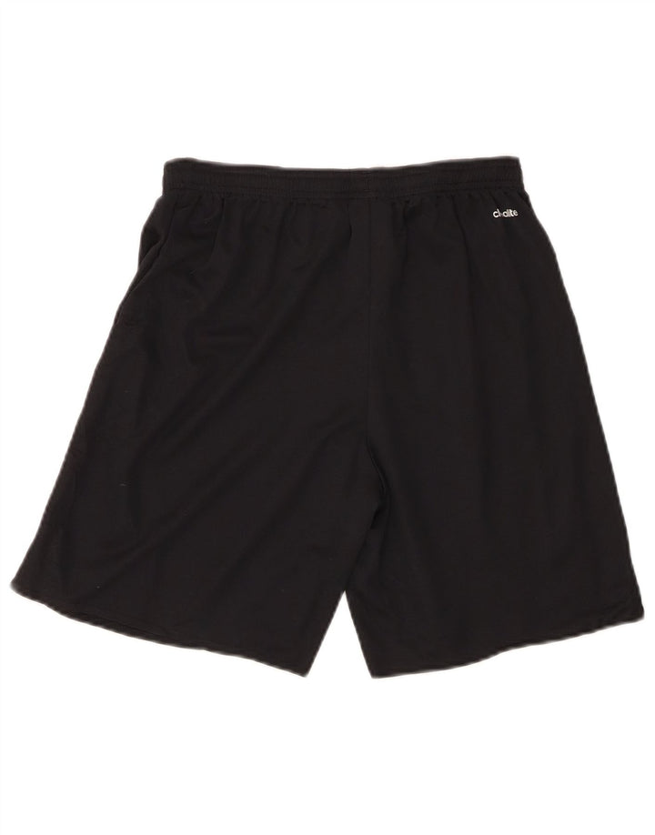 Pantaloni scurți sport adidas Climalite pentru băieți 15-16 ani poliester negru
