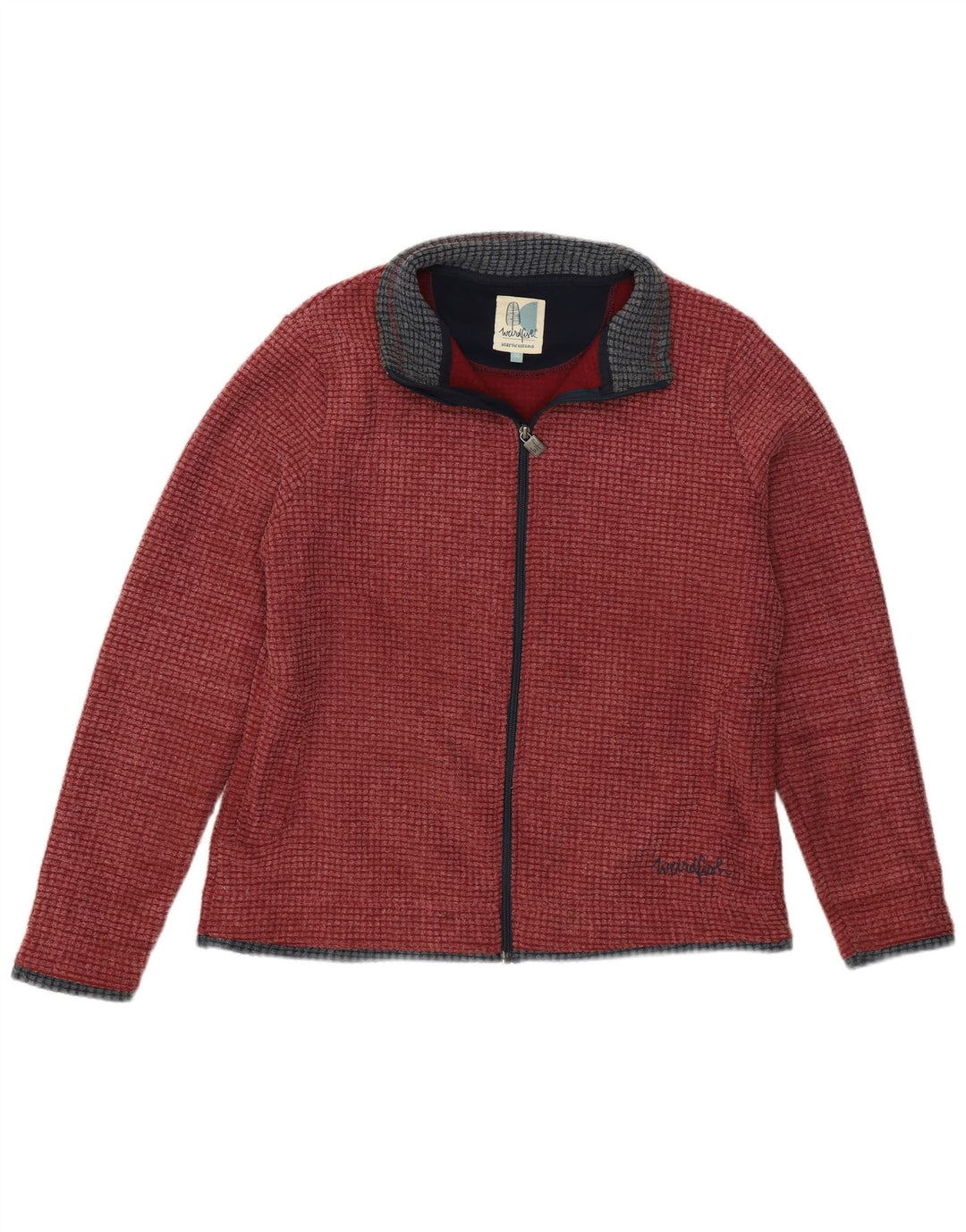 Jachetă polară pentru femei Weird Fish UK 14, mare, din poliester burgundy