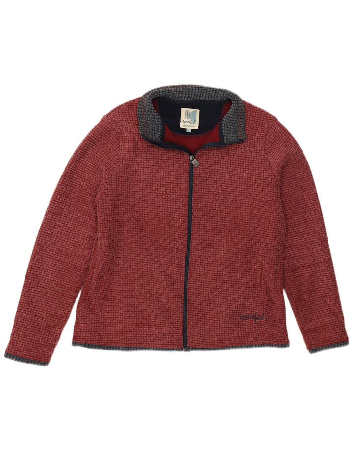 Jachetă polară pentru femei Weird Fish UK 14, mare, din poliester burgundy