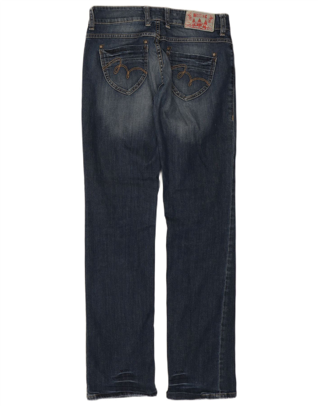 MUSTANG Womens Straight Jeans W32 L34 Blue