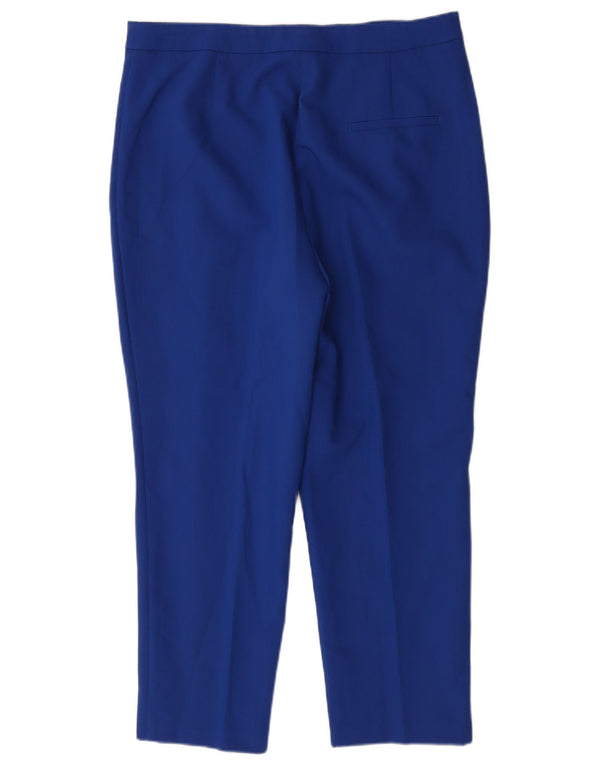 Pantaloni chino conici pentru femei cu talie înaltă Zara 2XL L34 L27 Albastru