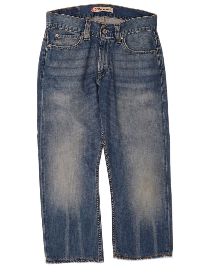 Blugi drepti Levi's 506 Standard Fit W30 L24 Albastru