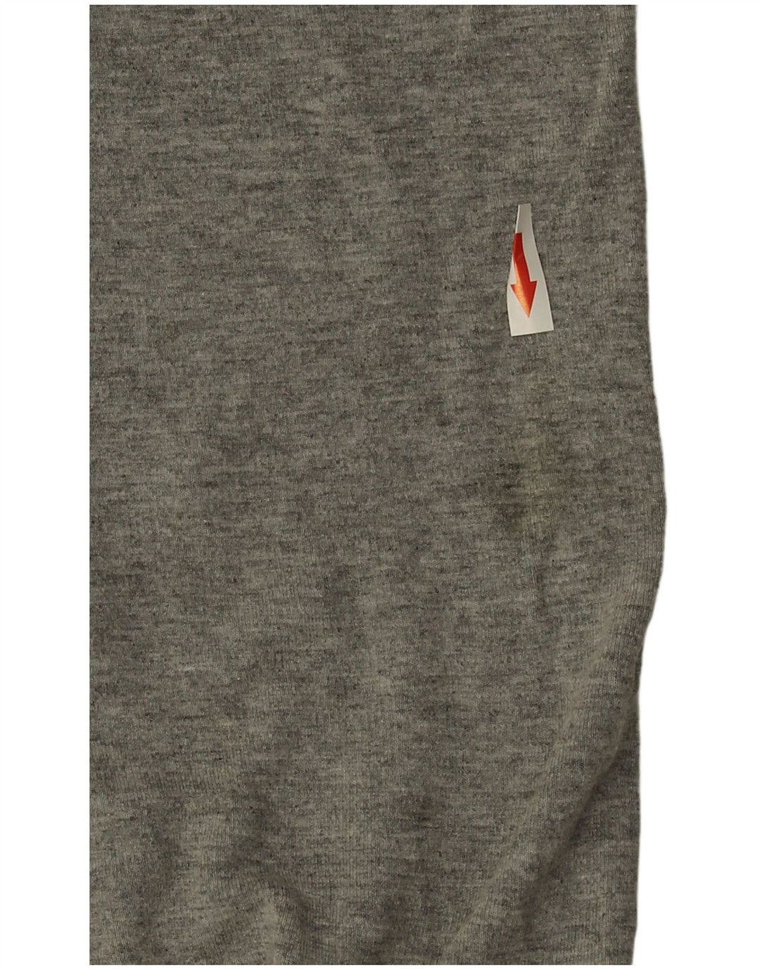 Topshop Top supradimensionat pentru femei cu mânecă lungă UK 12 Medium Gri Viscose