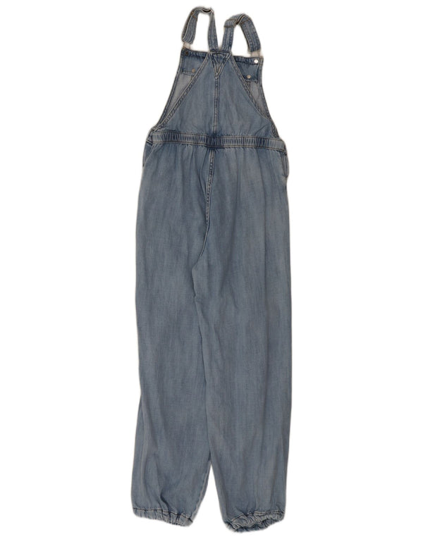Marks & Spencer Salopete pentru fete Blugi largi 10-11 ani W26 L26 Albastru Bumbac