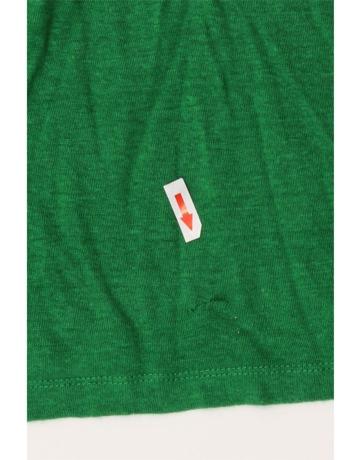 Jigsaw Top supradimensionat pentru femei cu mânecă lungă UK 10 Small Green