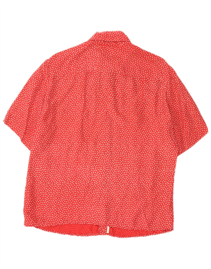 Cămașă cu mânecă scurtă pentru bărbați Seventy Medium Red Spotted