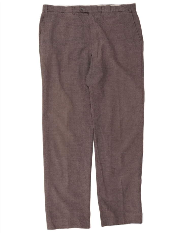Marks & Spencer Pantaloni drepți pentru bărbați L40 L35 Poliester gri