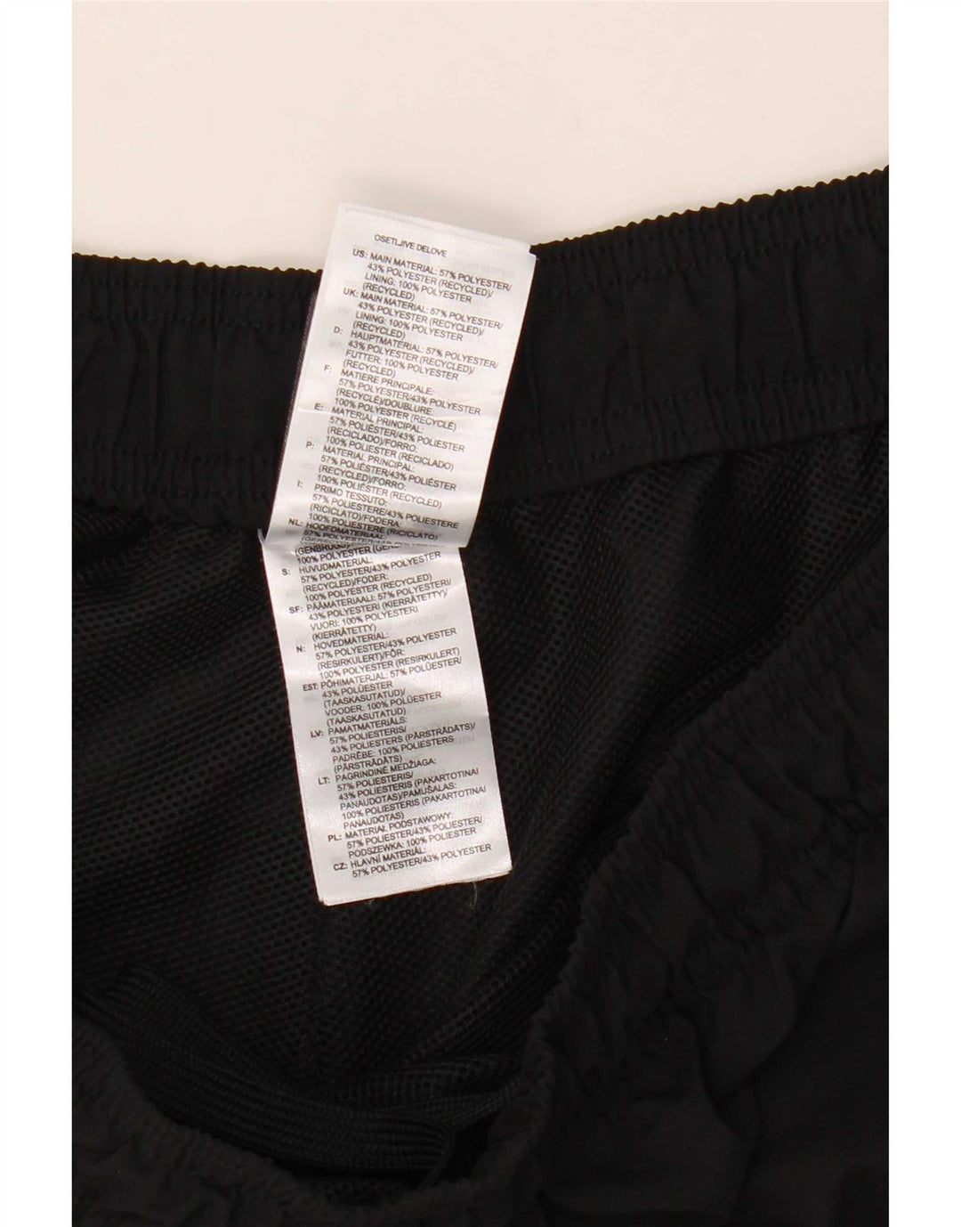 Pantaloni scurți sport pentru bărbați Adidas, poliester mediu negru