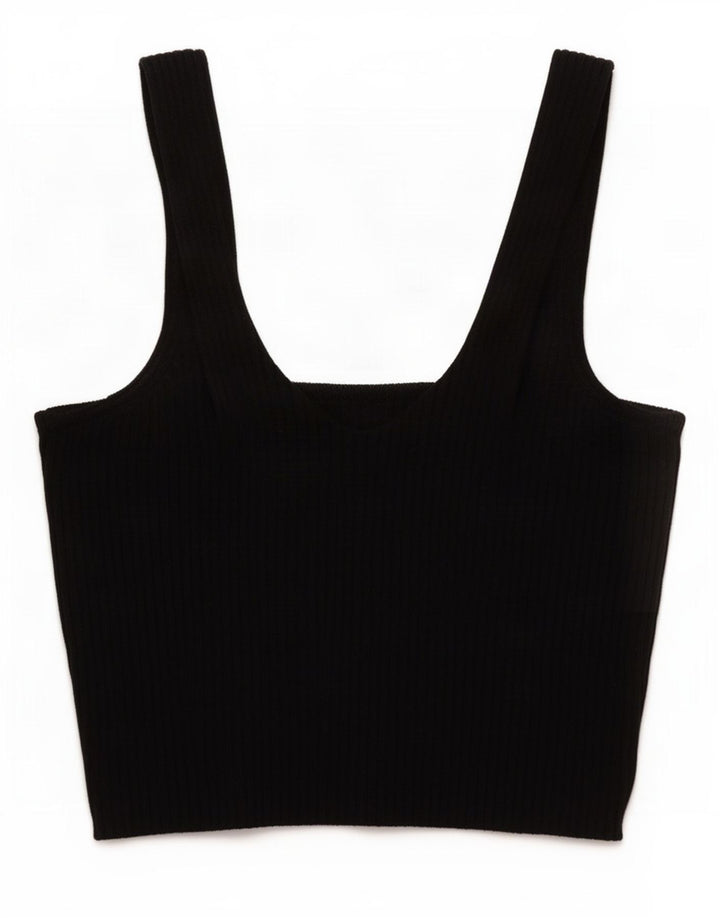 Top camis pentru femei Zara UK 12 Medium Black Viscose
