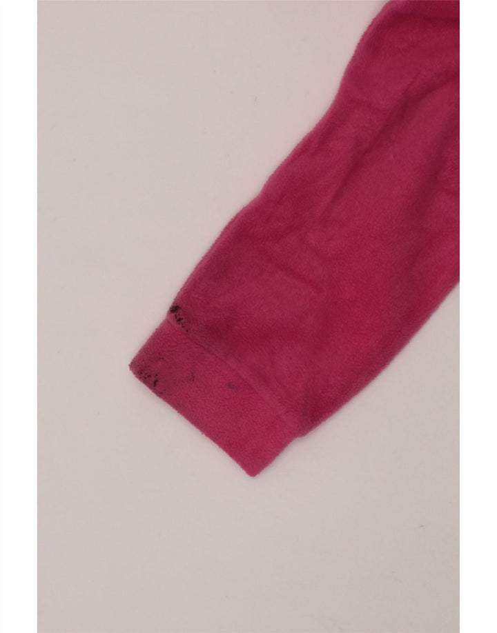 COLUMBIA Girls Fleece Jacket 7-8 Years Small  Pink Polyester Vintage Columbia and Second-Hand Columbia from Messina Hembry 
