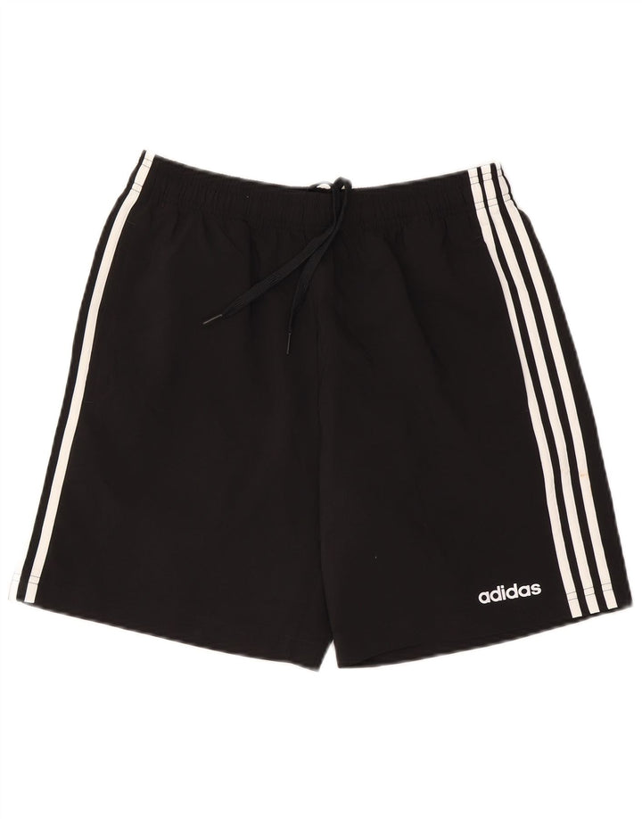 Pantaloni scurți sport pentru bărbați Adidas, poliester mediu negru