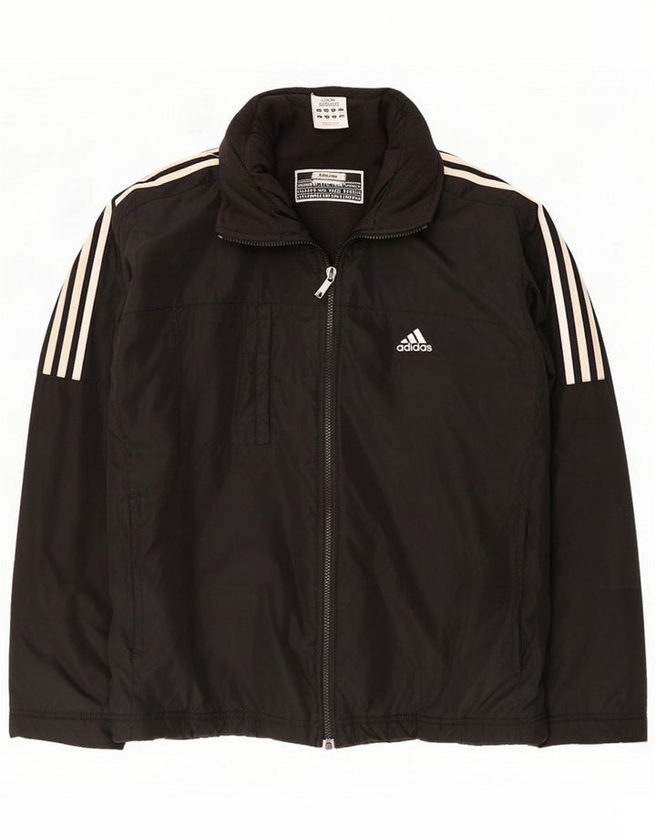 Jachetă de vânt pentru bărbați Adidas UK 40, mare, neagră, poliamidă
