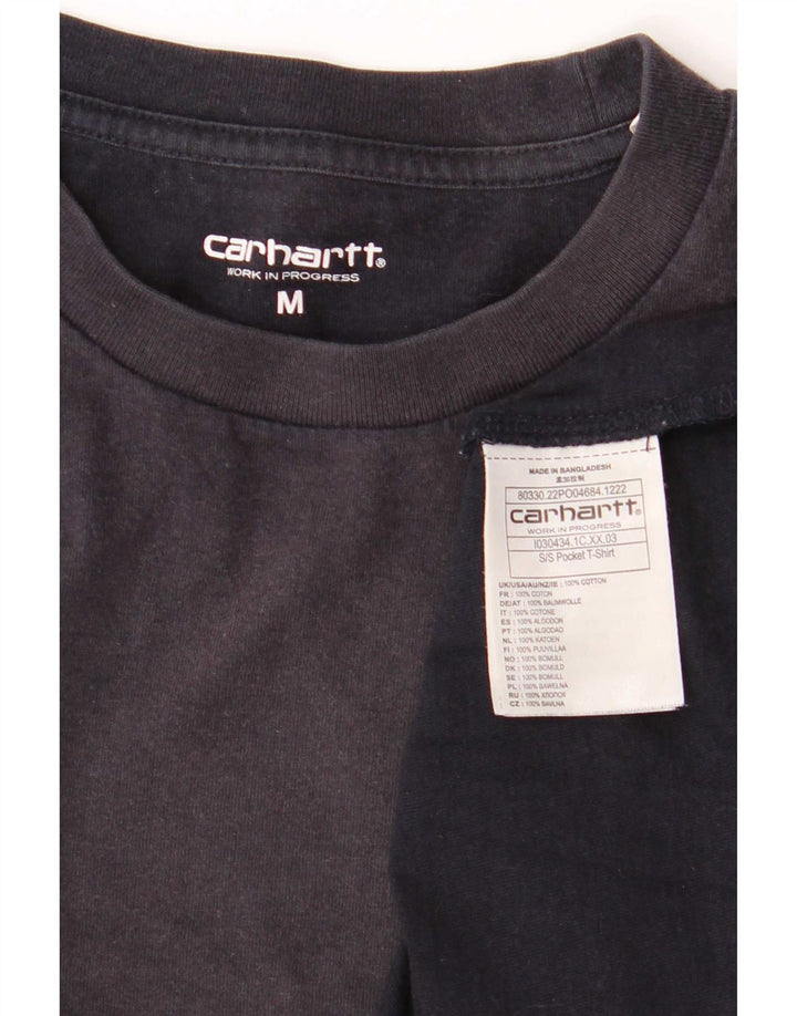 Tricou pentru bărbați Carhartt Top mediu din bumbac bleumarin