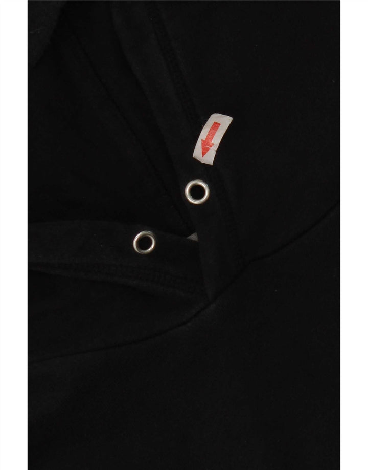 Pulover Nike pentru bărbați, bumbac mare, negru