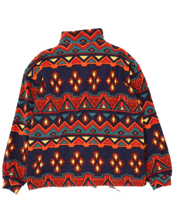 Jachetă polar pentru bărbați Polartec UK 40 Poliester geometric multicolor mare