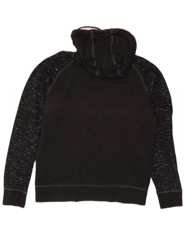 Pulover Jack & Jones pentru bărbați cu grafică, bumbac cu pete negru mediu