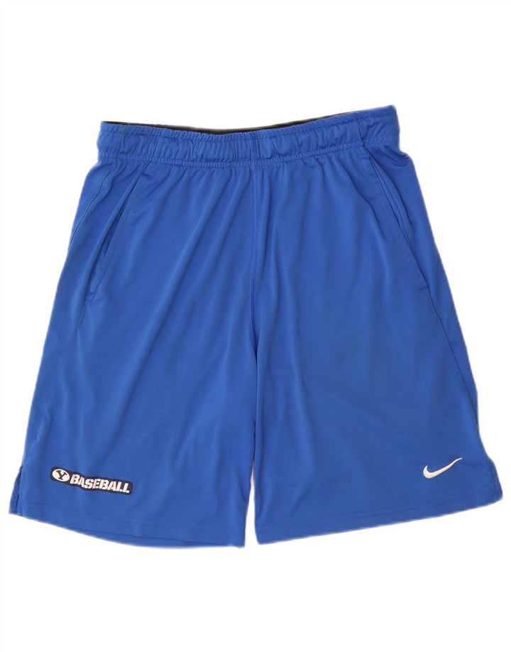 Pantaloni scurți sport Nike Dri Fit pentru bărbați, poliester albastru mediu