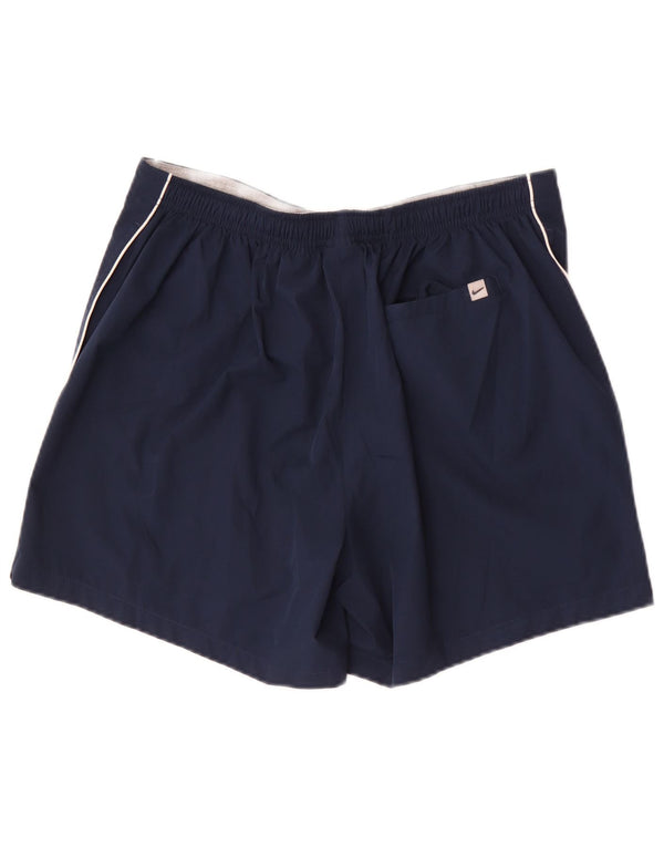 Pantaloni scurți sport Nike pentru femei UK 16/18 XL bleumarin