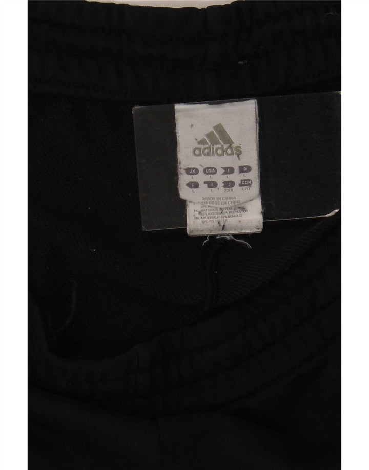 Pantaloni de trening Adidas Climalite pentru bărbați, mari, negru, bumbac