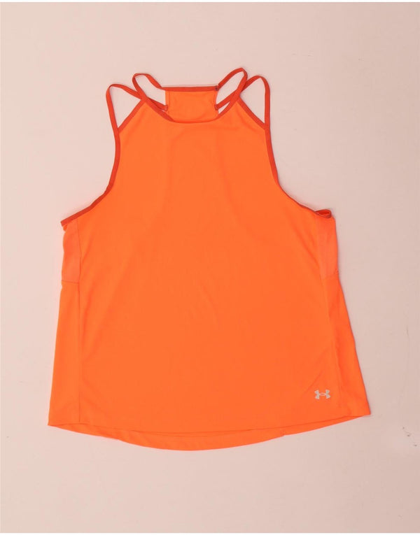 Vest Top pentru femei Under Armour UK 14 Poliester portocaliu mare