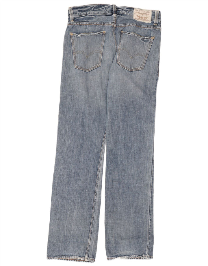 Blugi drepti pentru bărbați Levi's W32 L34 Bumbac albastru