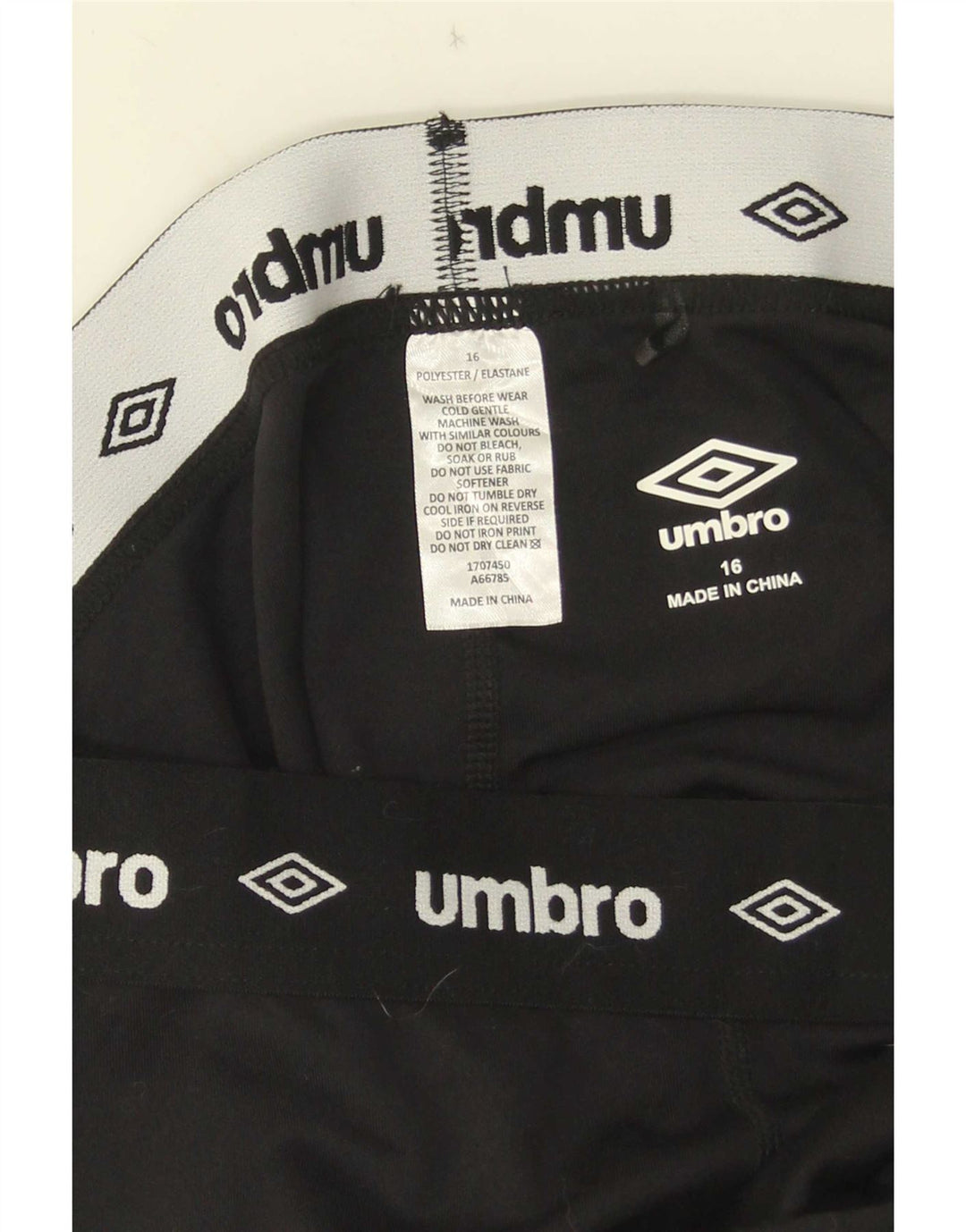 Colanți Umbro Fete 15-16 Ani W26 Poliester Negru