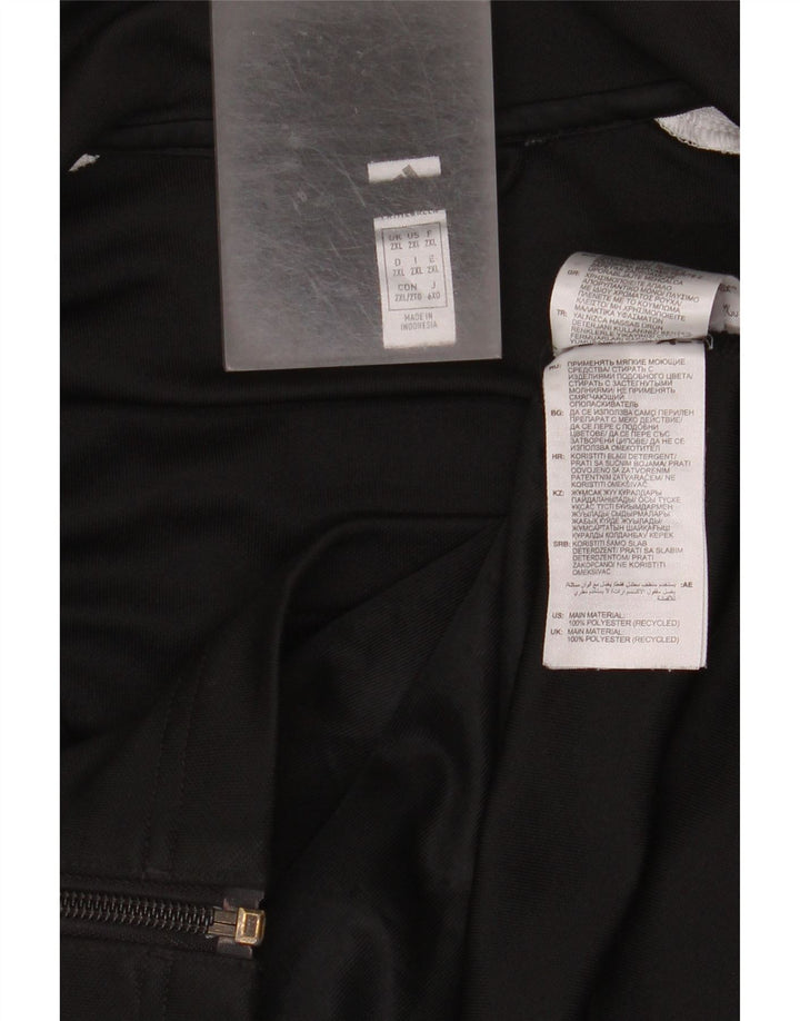 Jachetă de trening Adidas Aeroready Graphic pentru bărbați, 2XL, poliester negru