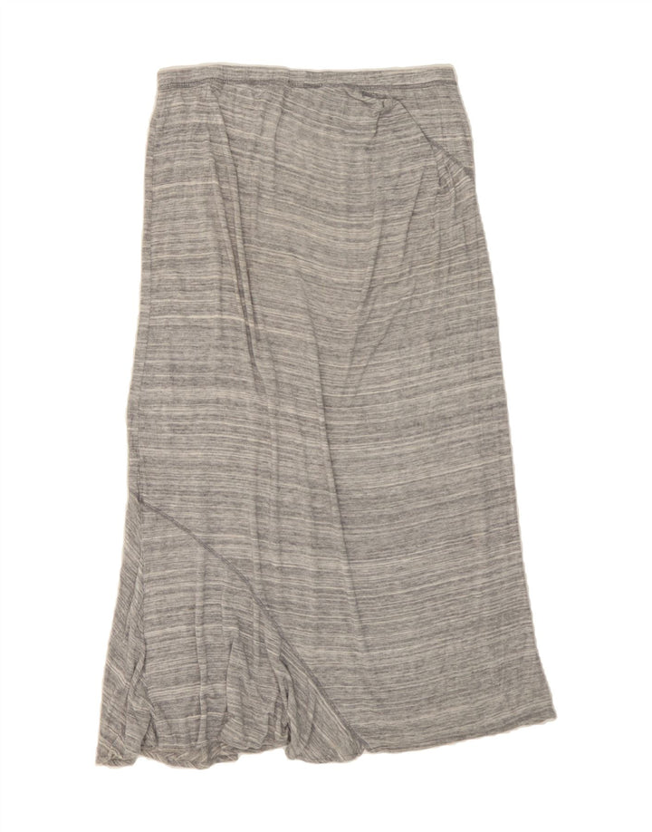 MOSSIMO Womens Straight Skirt XL W36  Grey Striped Rayon Vintage Mossimo and Second-Hand Mossimo from Messina Hembry 