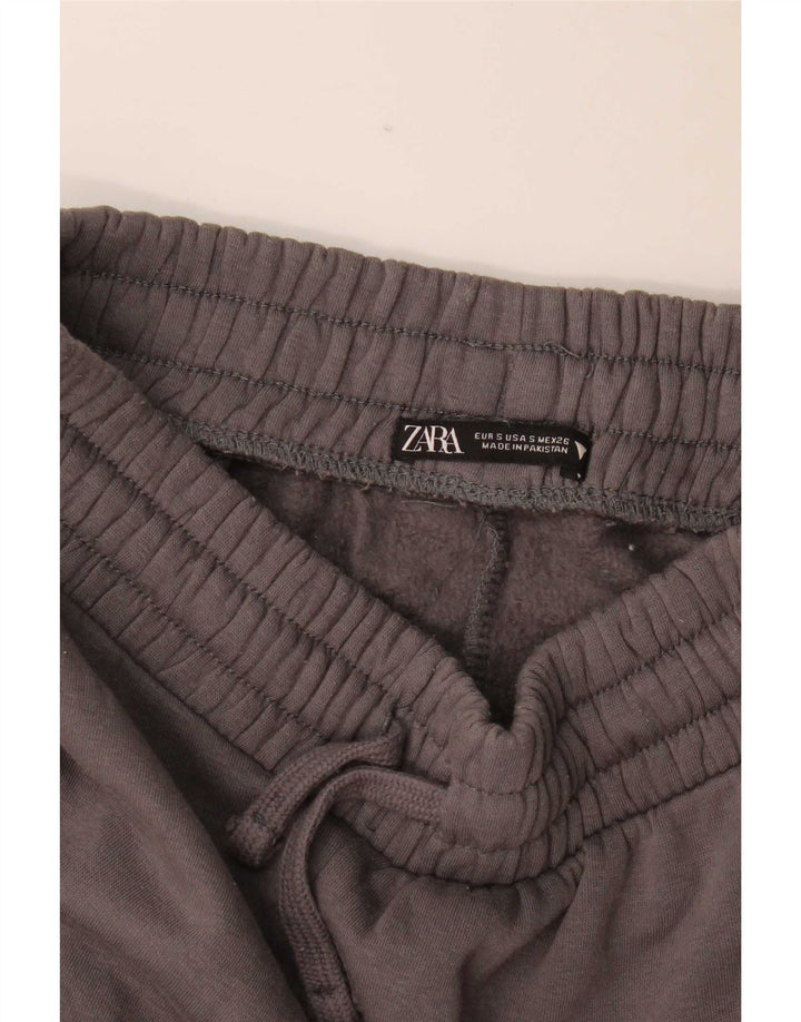 Pantaloni de trening cargo pentru bărbați Zara Joggeri mici gri