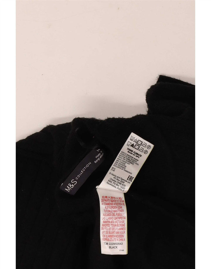 Pulover cu gât țestoasă pentru femei Marks & Spencer UK 14 Medium Negru