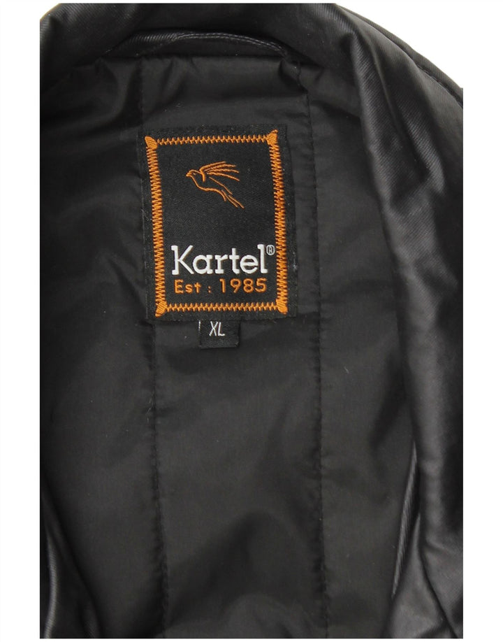 Jachetă Kartel pentru bărbați, UK 42 XL, bumbac negru