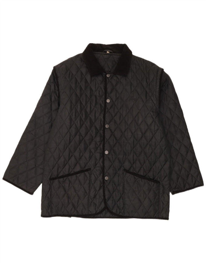 Jachetă matlasată Brugi pentru bărbați UK 38 Medium Black Poliamidă