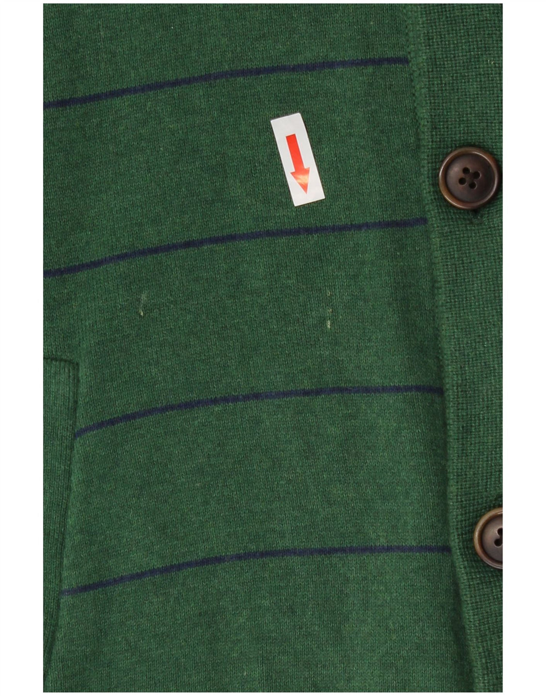 Pulover cardigan pentru bărbați Tommy Hilfiger, bumbac cu dungi verzi medii