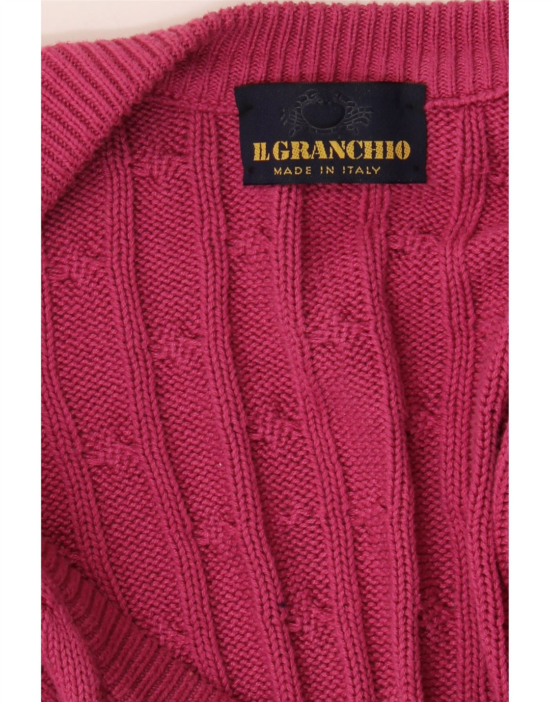 Pulover cardigan bărbătesc Il Granchio, roz mare