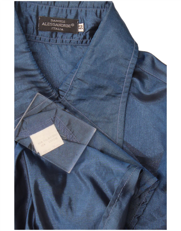 Cămașă pentru bărbați Daniele Alessandrini IT 50 Medium Bleumarin Poliester