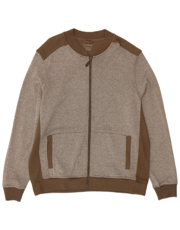 Jachetă de trening L.L.Bean pentru bărbați, cu croială tradițională, XL, gri, bloc de culoare