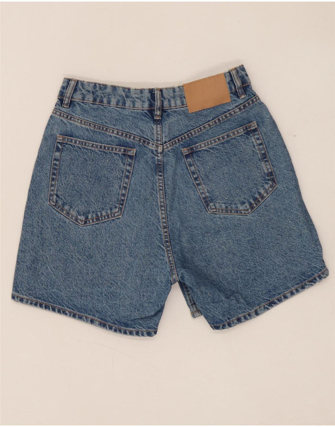 Pantaloni scurți din blugi pentru femei ZARA EU 38 Small W28 Blue Bumbac
