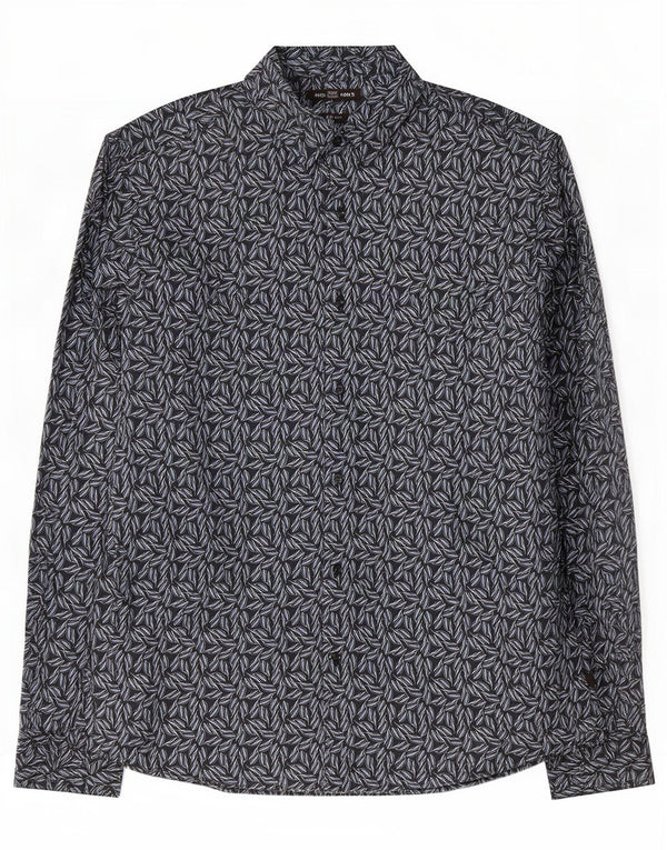 Cămașă pentru bărbați Michael Kors Slim Fit 2XL, albastru bleumarin, bumbac floral